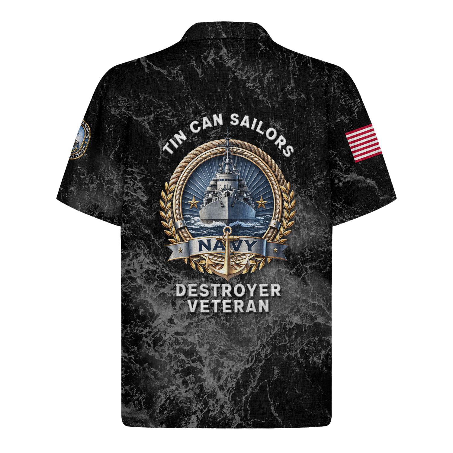 US Navy Tin Can Sailors Hawaiian Shirt