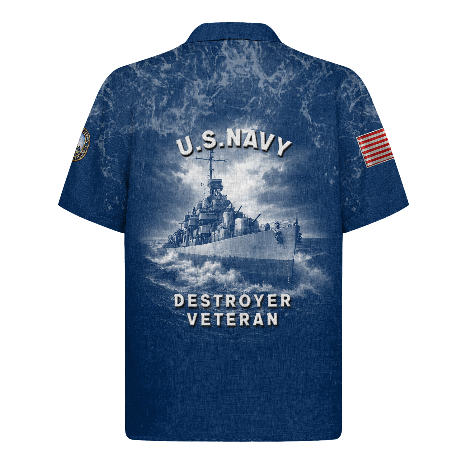 US Navy Tin Can Sailors Hawaiian Shirt
