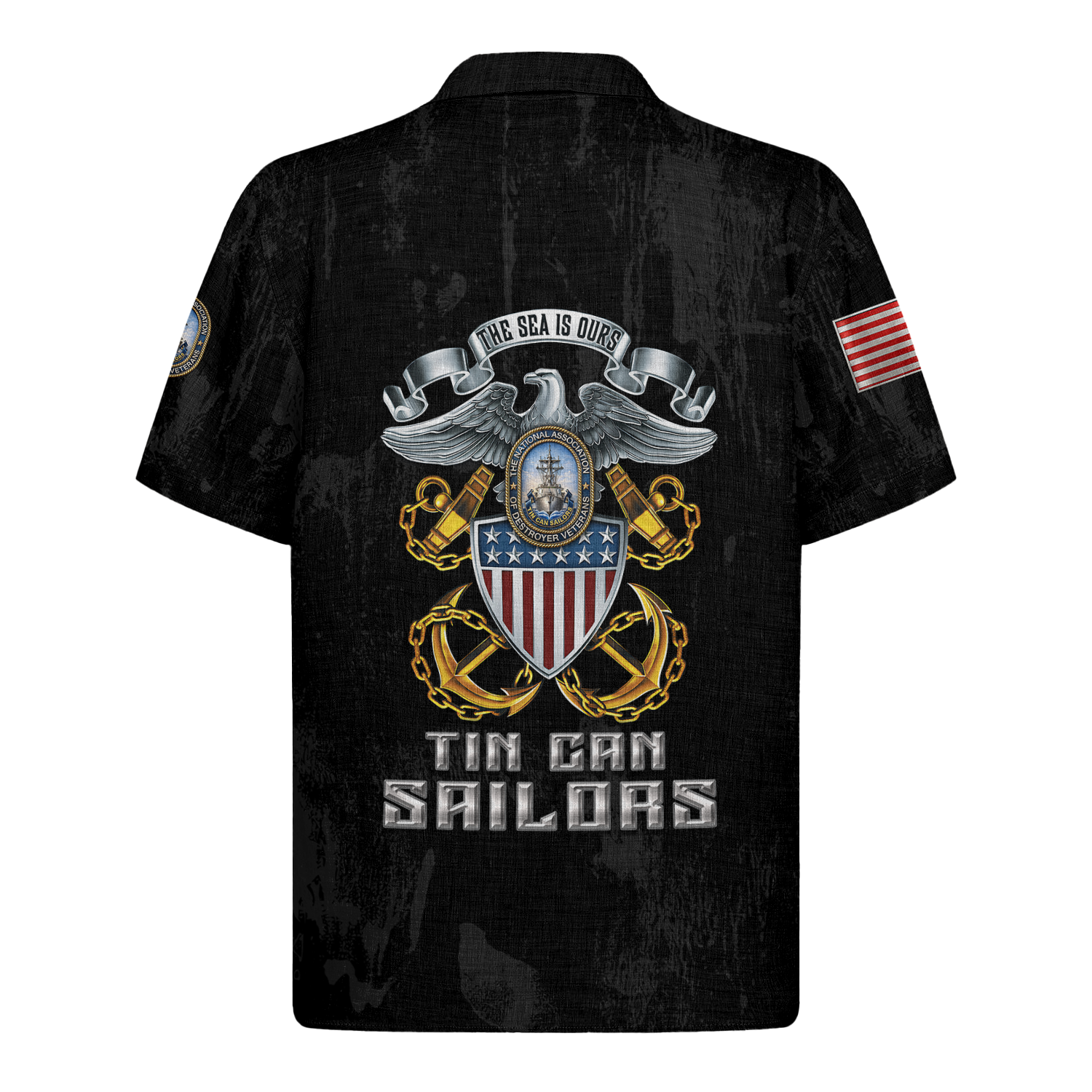 US Navy Tin Can Sailors Hawaiian Shirt