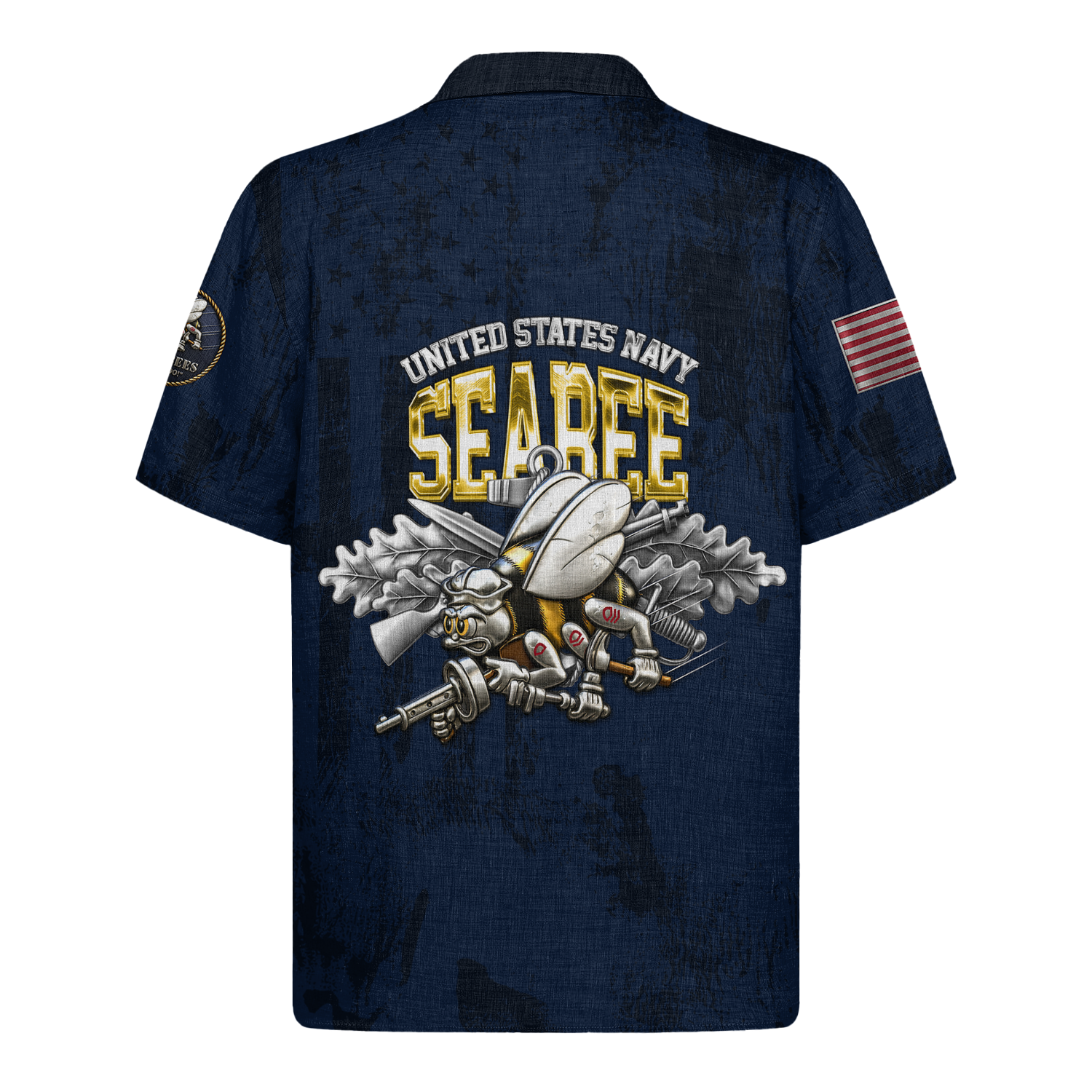 US Navy Seabees 250th Years Of Service Hawaiian Shirt