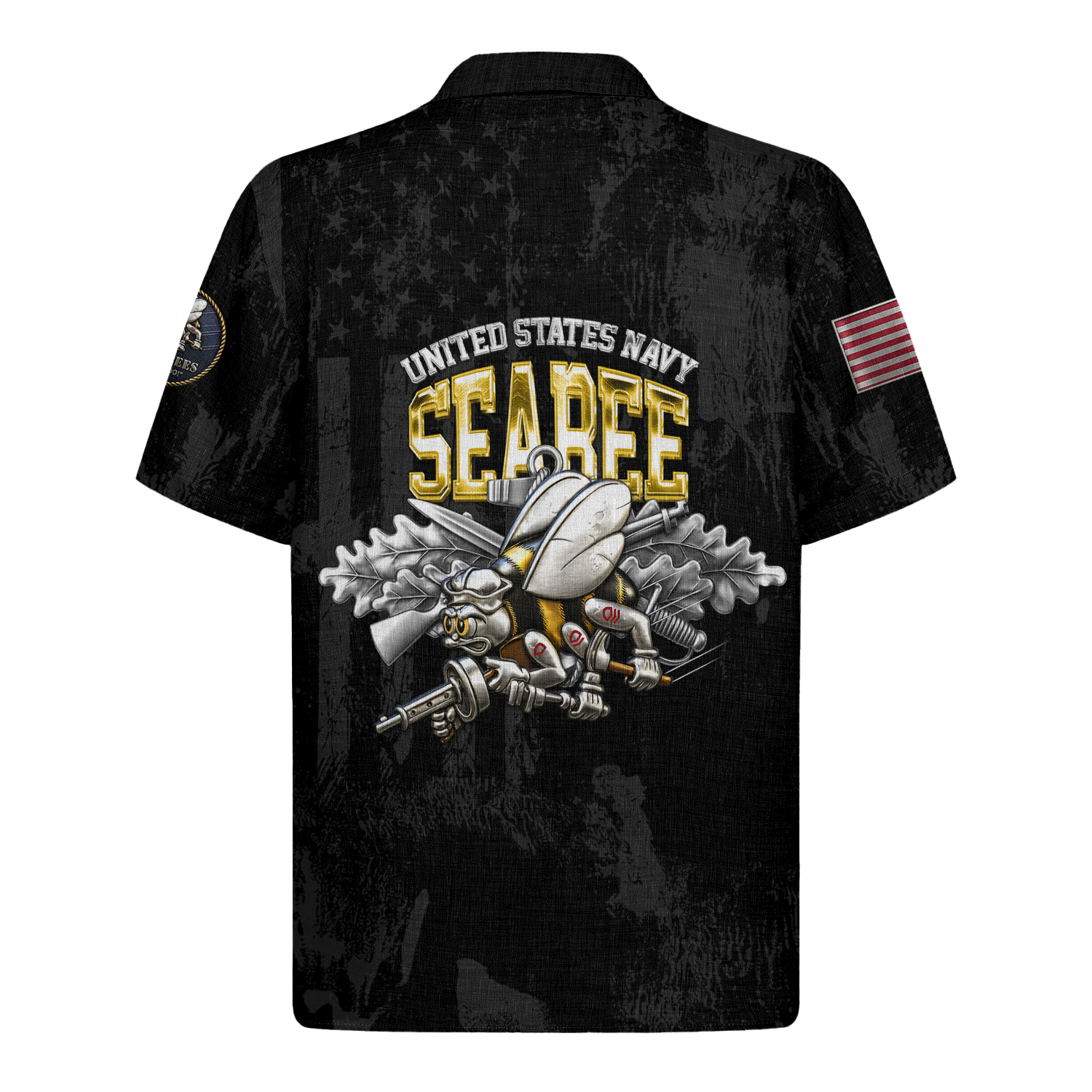US Navy Seabees 250th Years Of Service Hawaiian Shirt