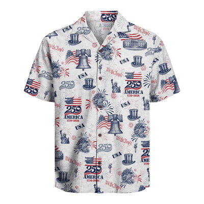 America 250 Years Of Freedom Hawaiian Shirt