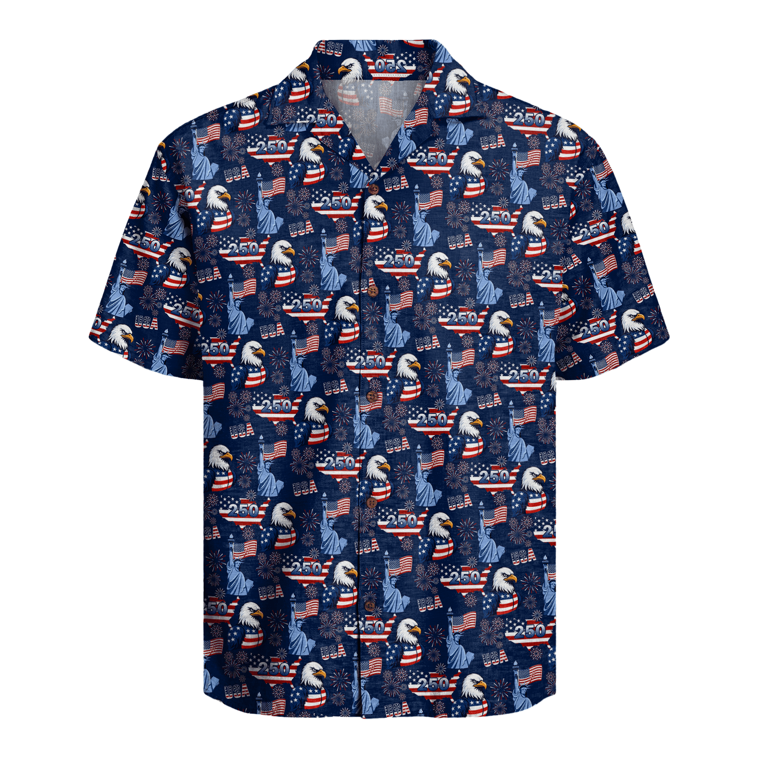 America 250 Years Of Freedom Hawaiian Shirt