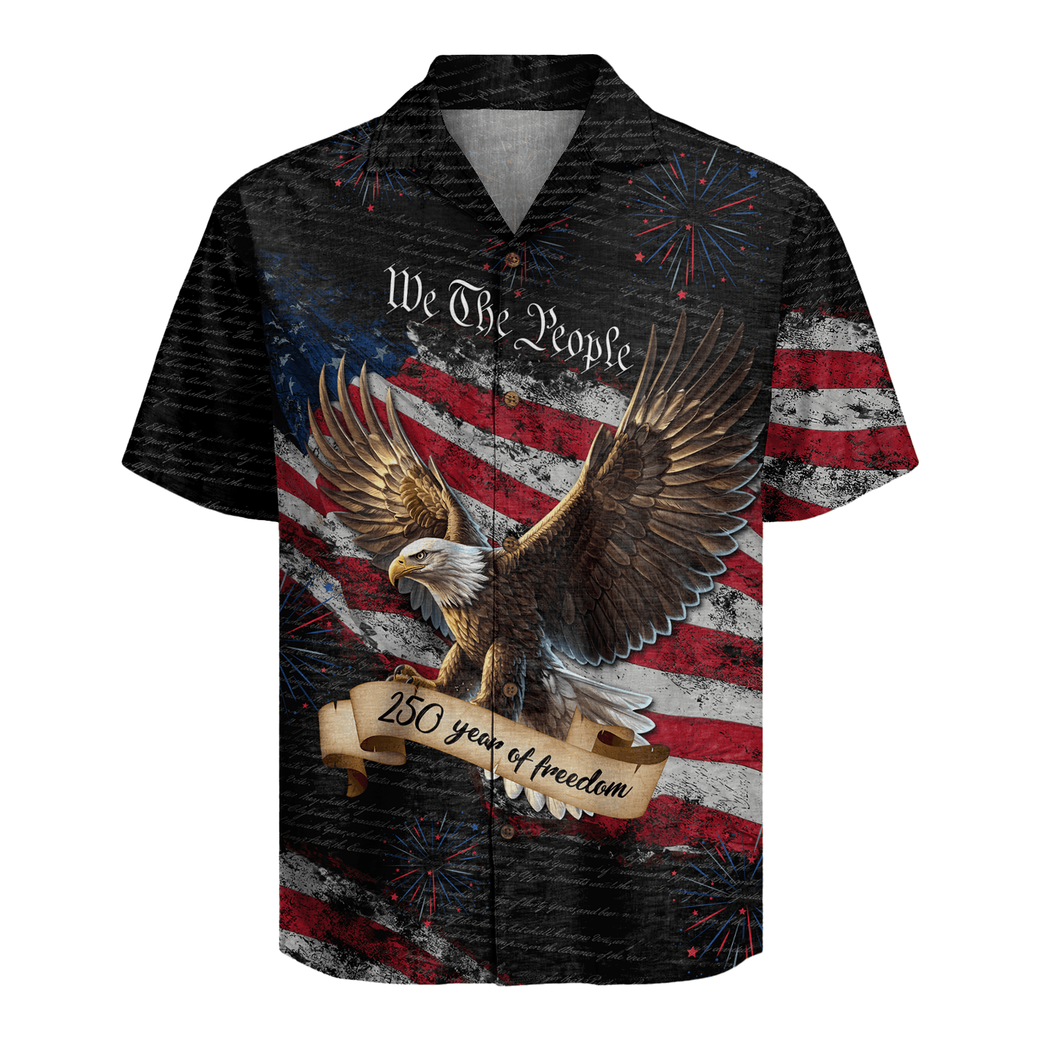 America 250 Years Of Freedom Hawaiian Shirt
