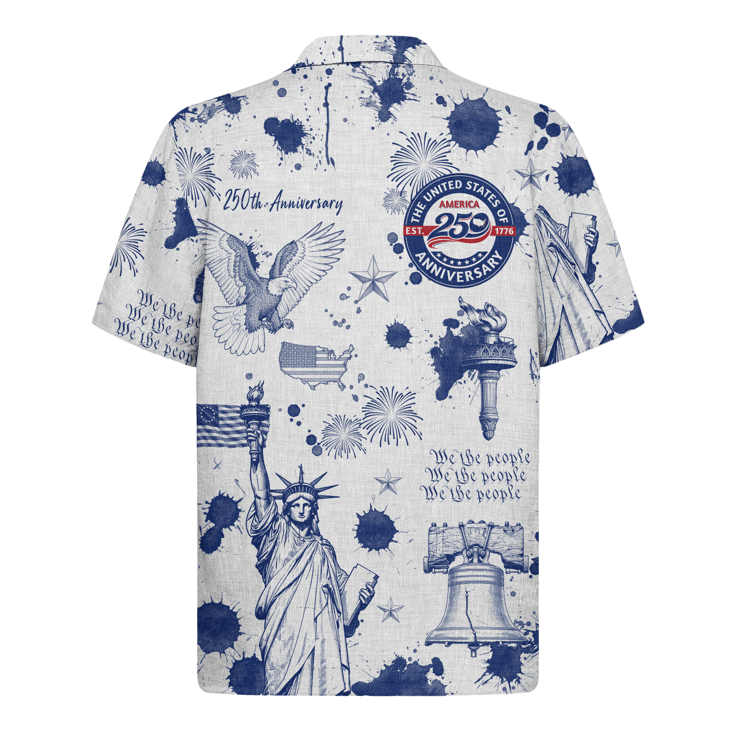 America 250 Years Of Freedom Hawaiian Shirt