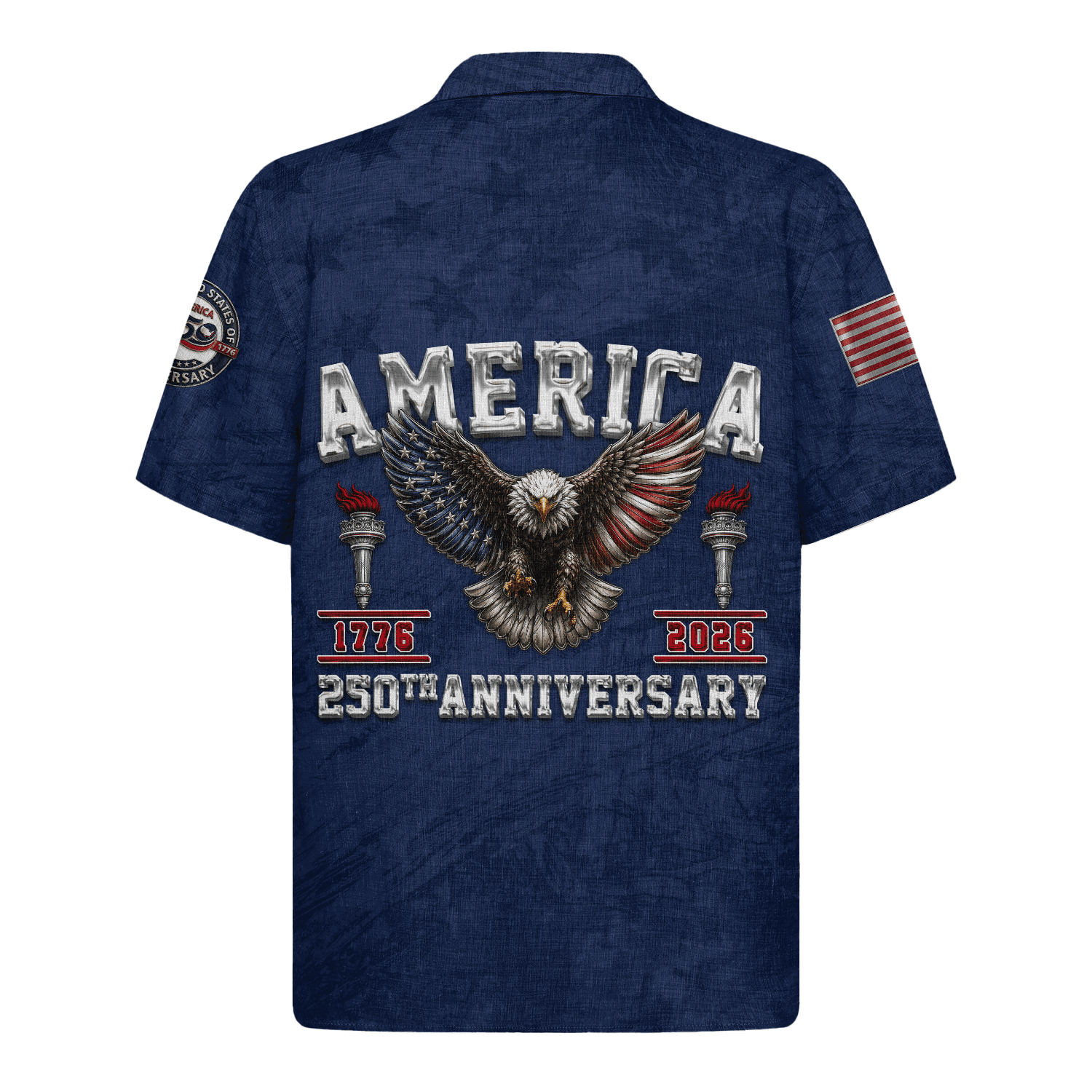 America 250 Years Of Freedom Hawaiian Shirt