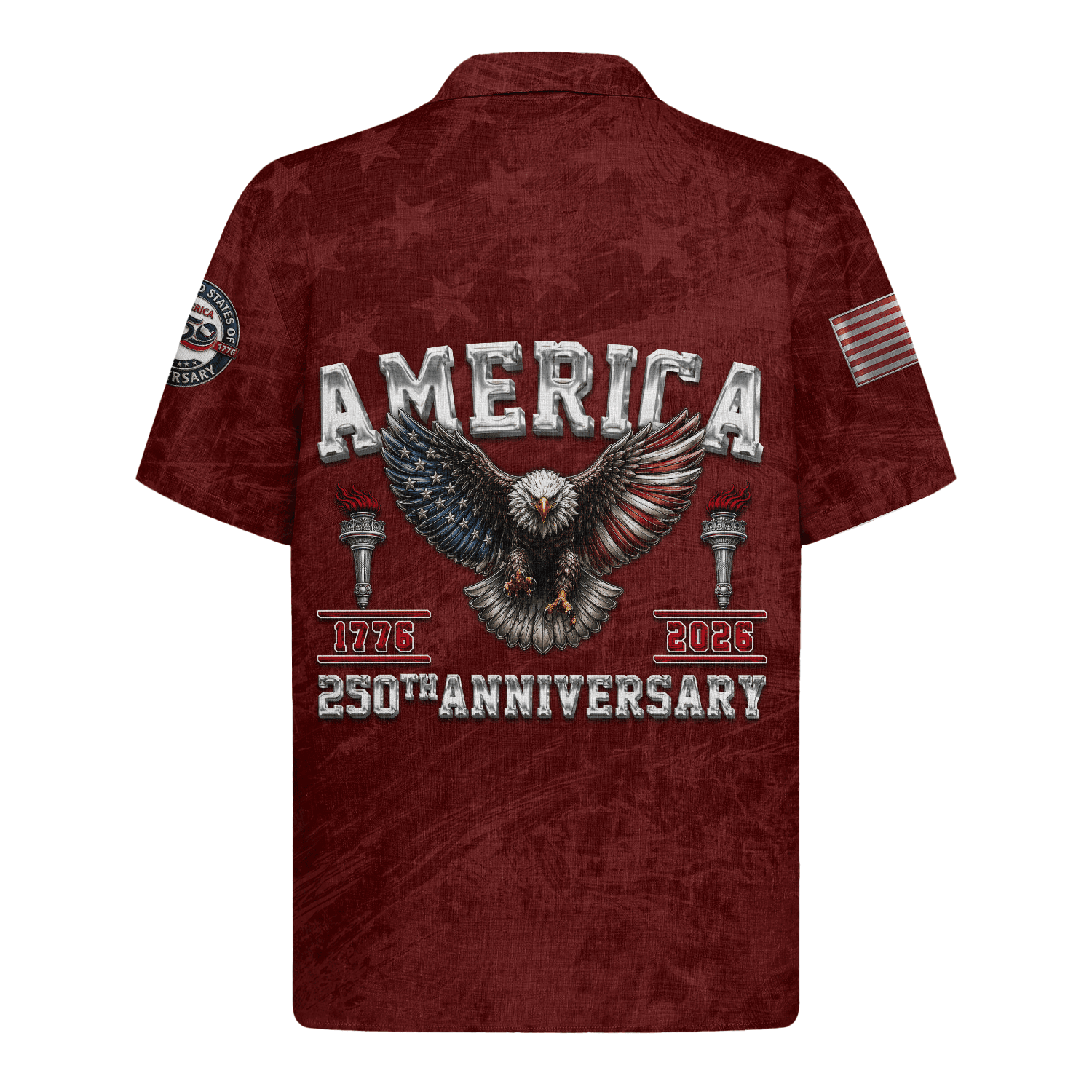 America 250 Years Of Freedom Hawaiian Shirt