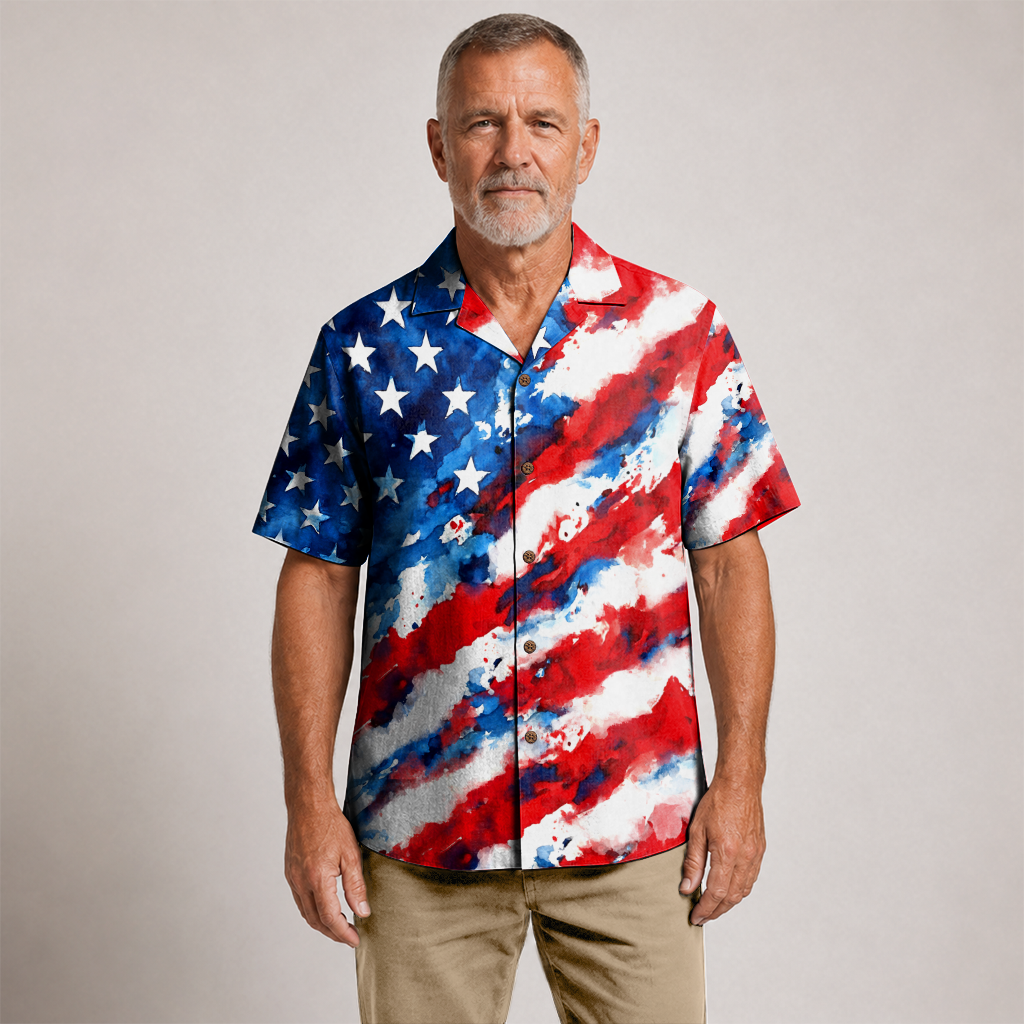 Star Spangled Hawaiian Shirt