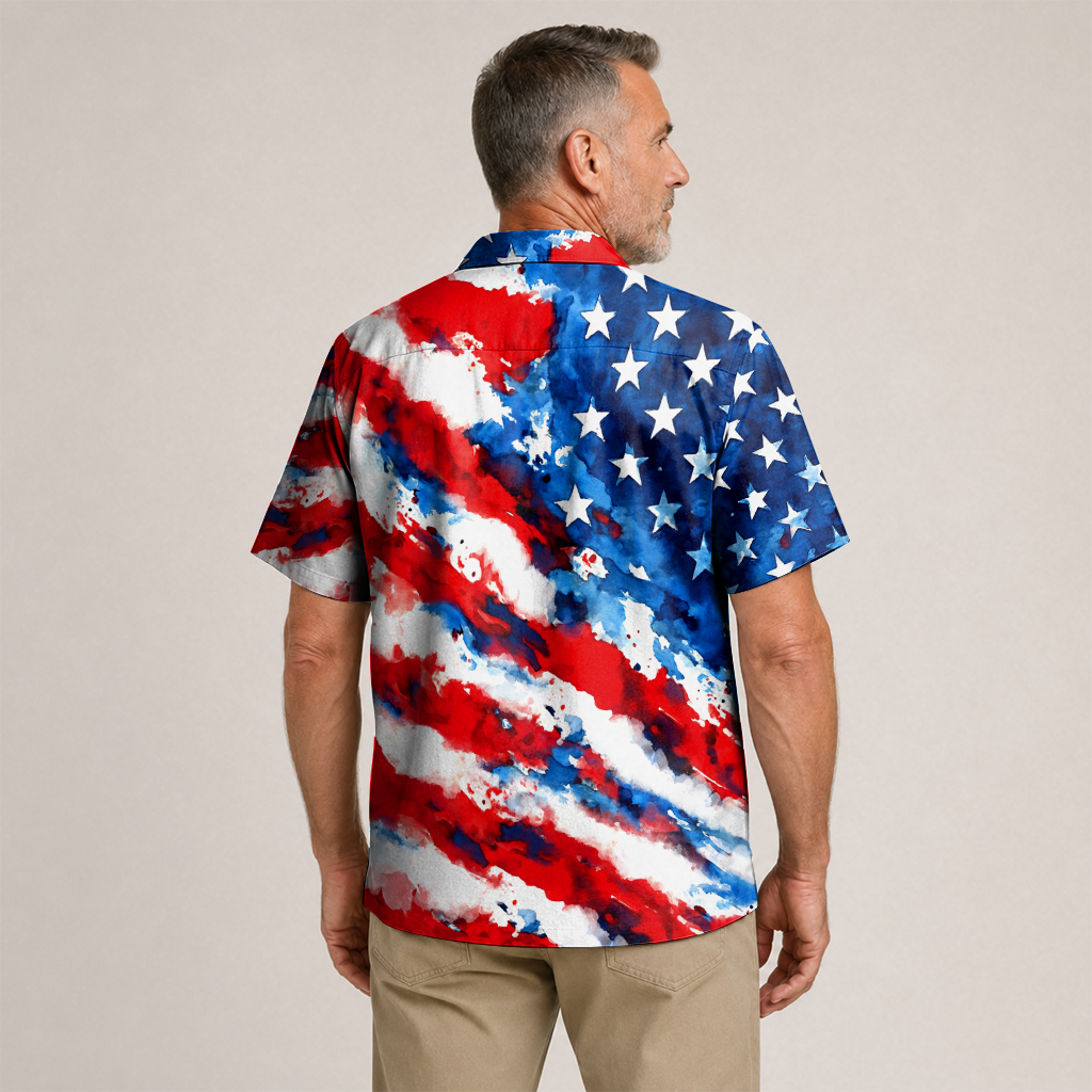 Star Spangled Hawaiian Shirt