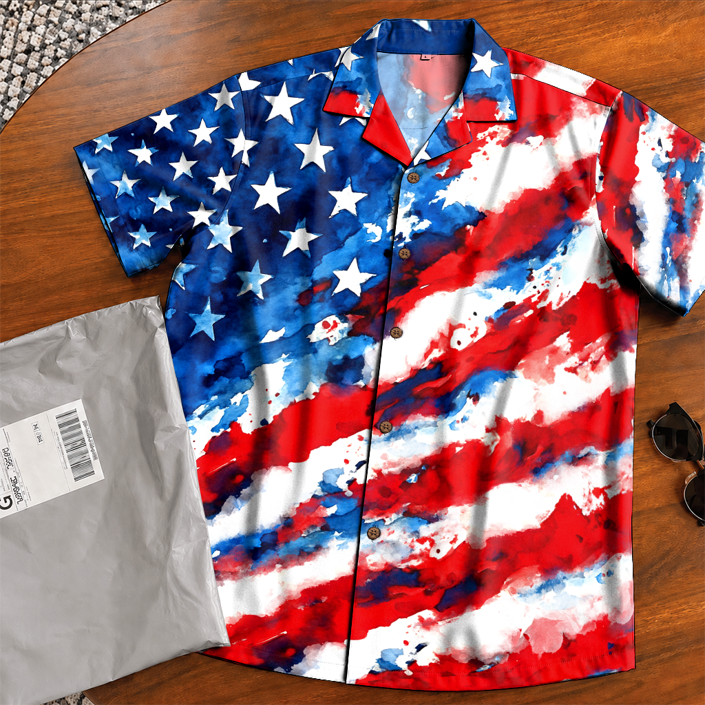 Star Spangled Hawaiian Shirt
