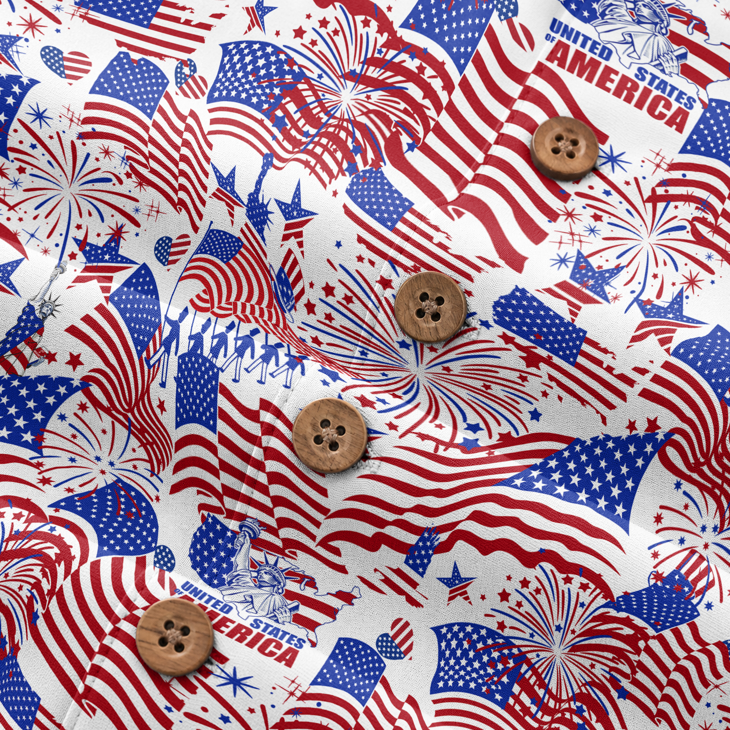 Happy USA Hawaiian Shirt