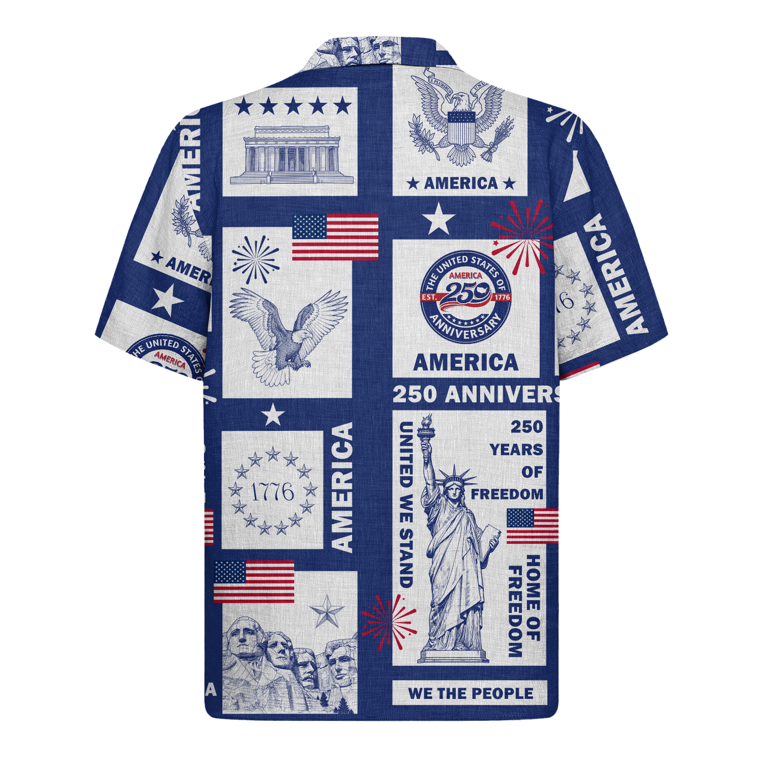 America 250 Years Of Freedom Hawaiian Shirt