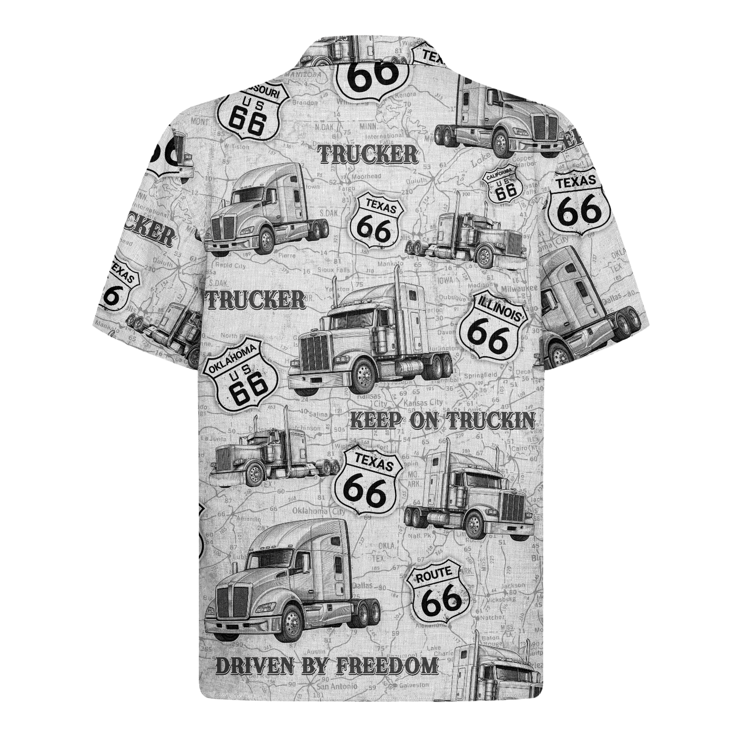 Trucker Driver Hawaiian Shirt