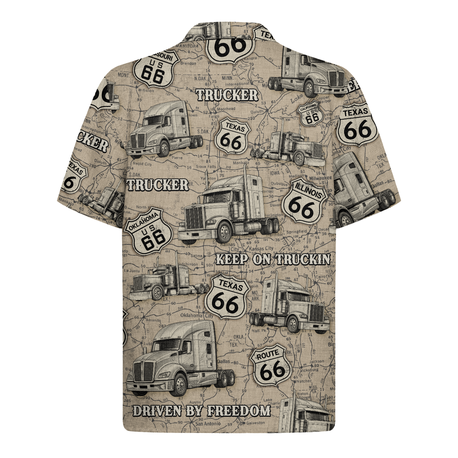 Trucker Driver Hawaiian Shirt