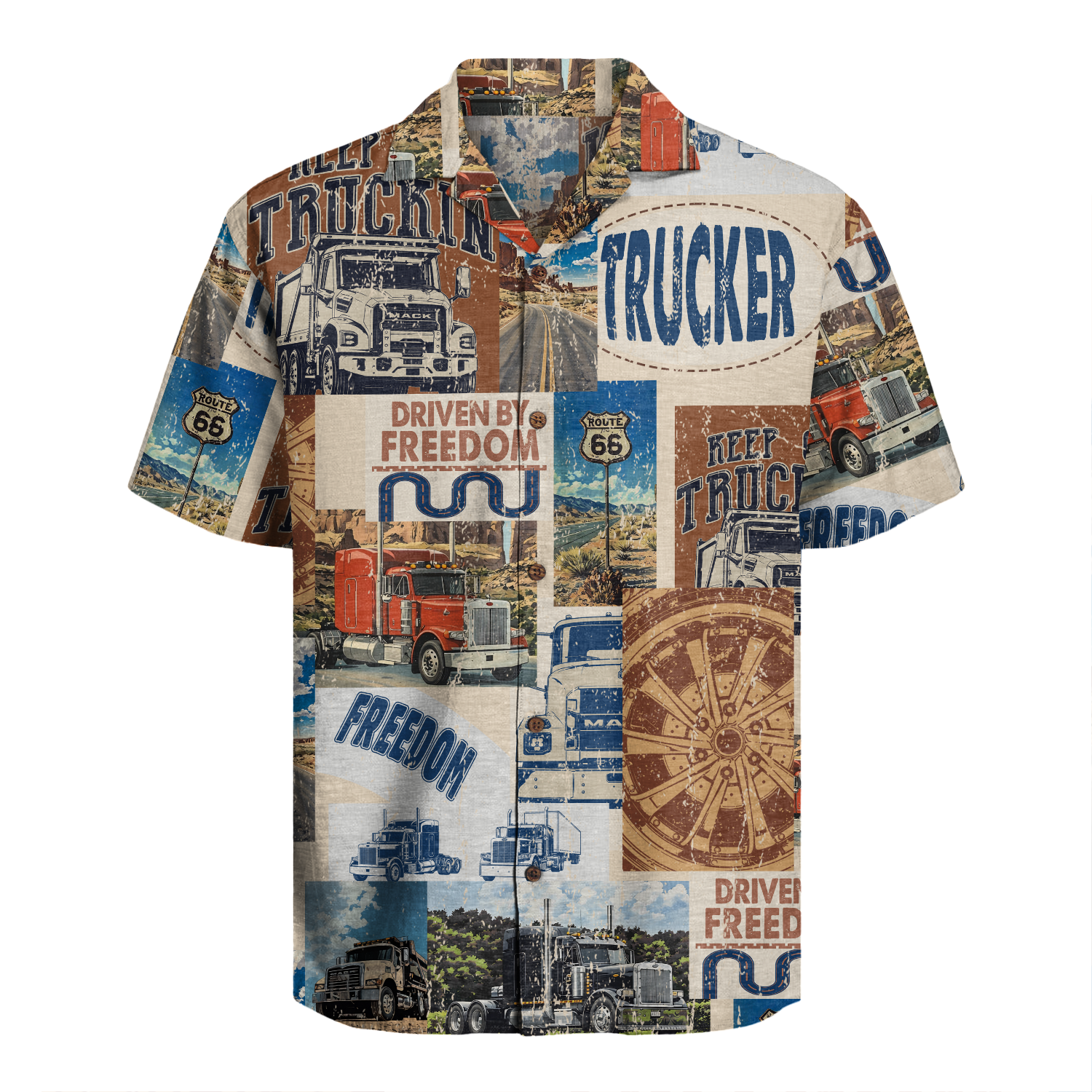 Trucker Driver Hawaiian Shirt