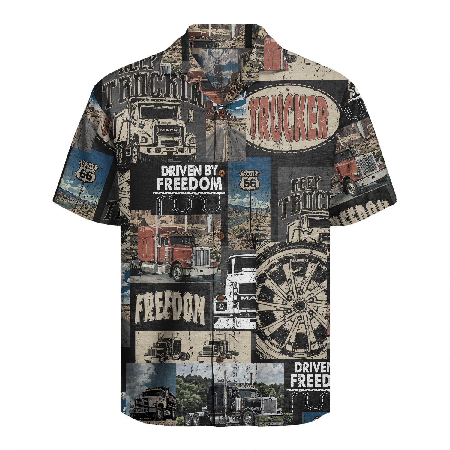 Trucker Driver Hawaiian Shirt