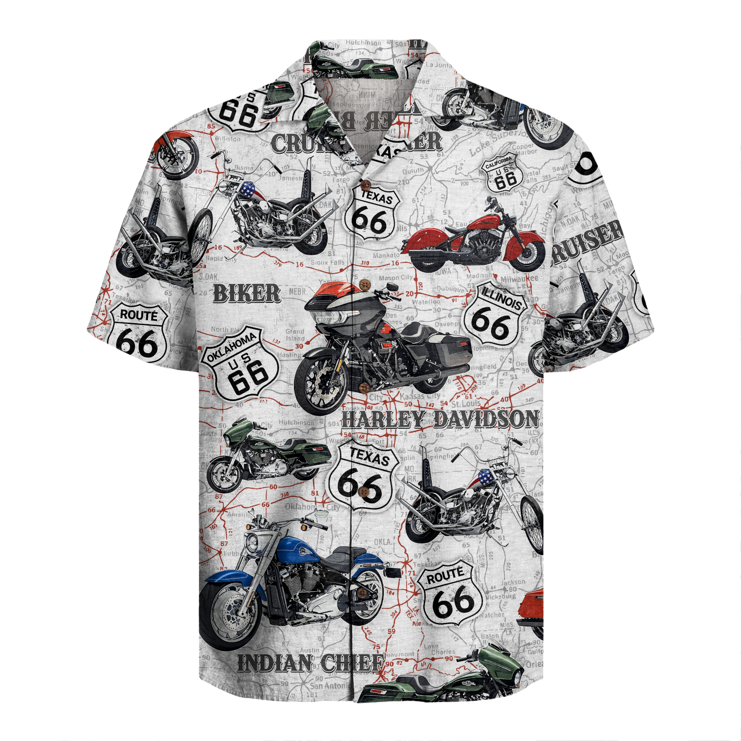 Biker Hawaiian Shirt