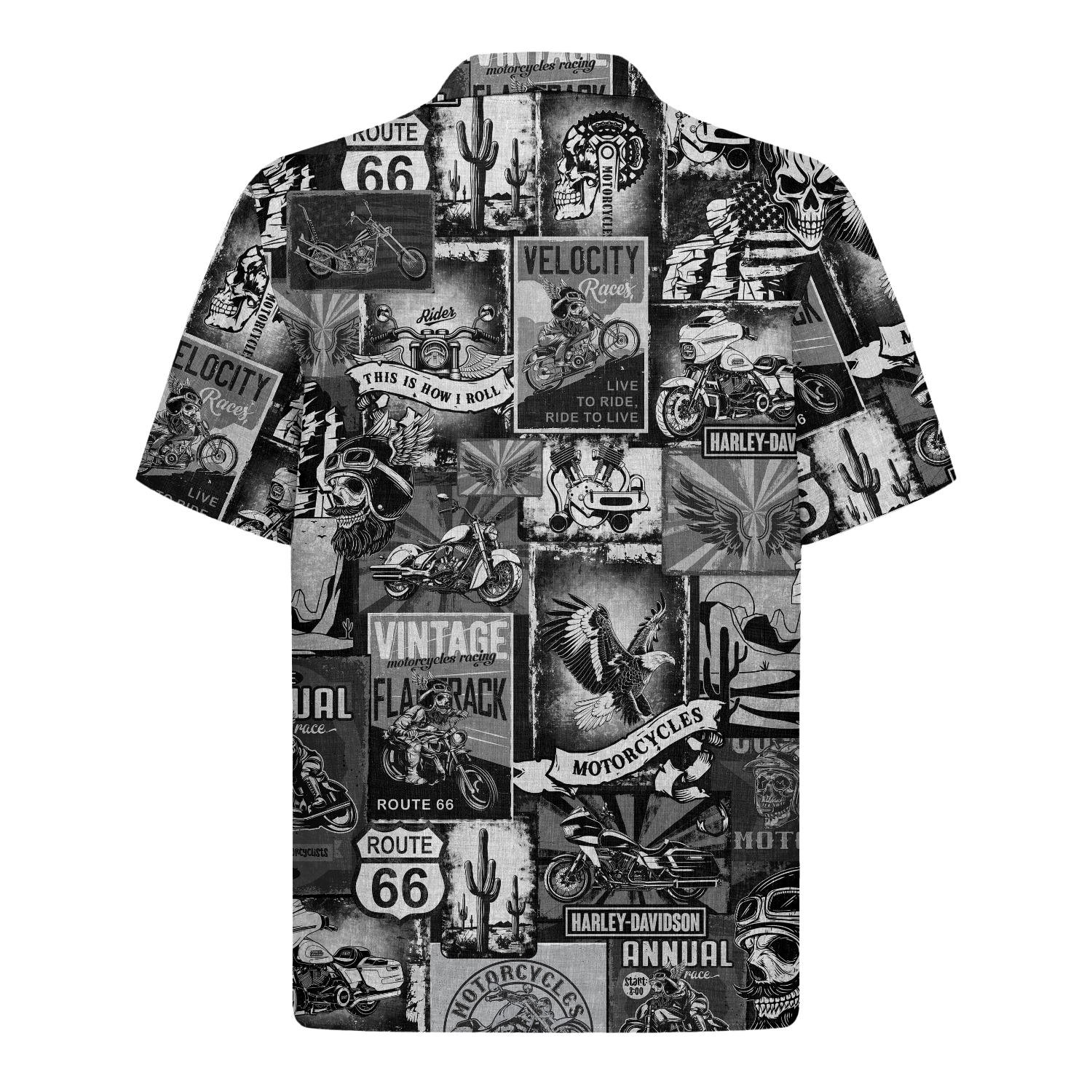 Biker Hawaiian Shirt