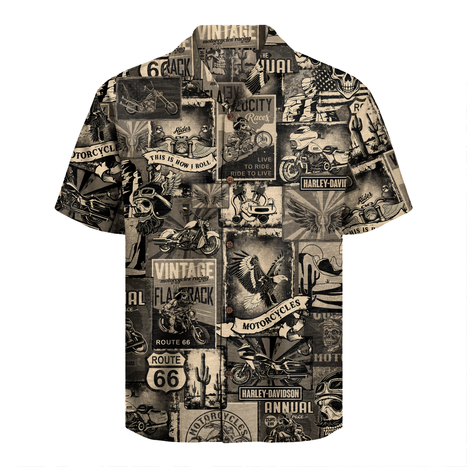 Biker Hawaiian Shirt