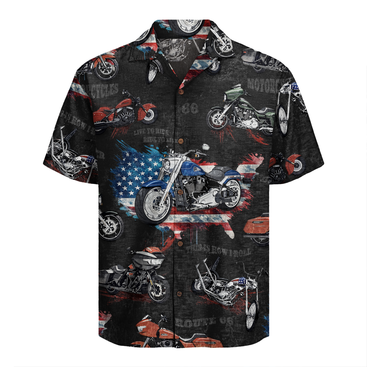 Biker Hawaiian Shirt