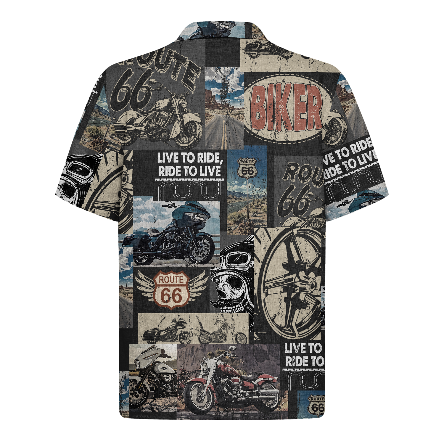 Biker Hawaiian Shirt