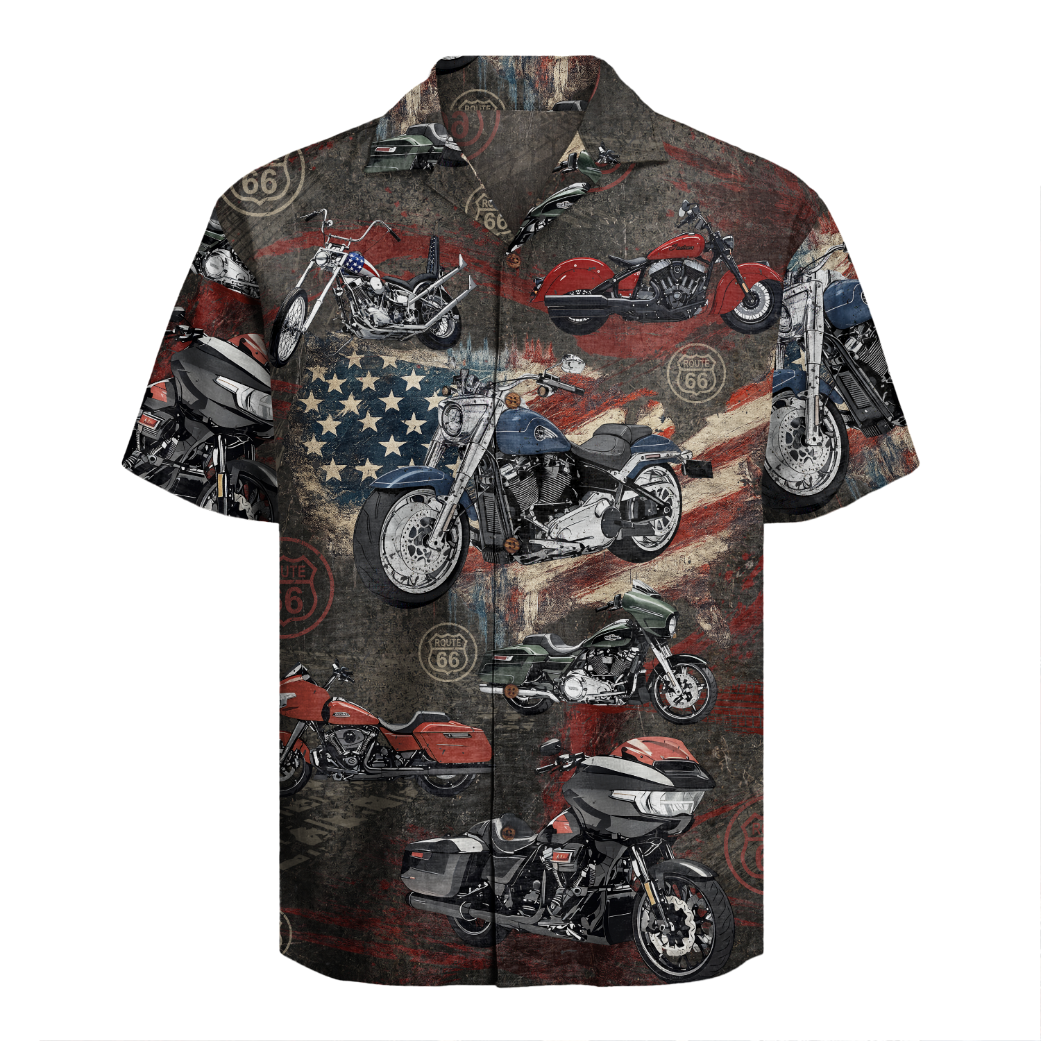 Biker Hawaiian Shirt