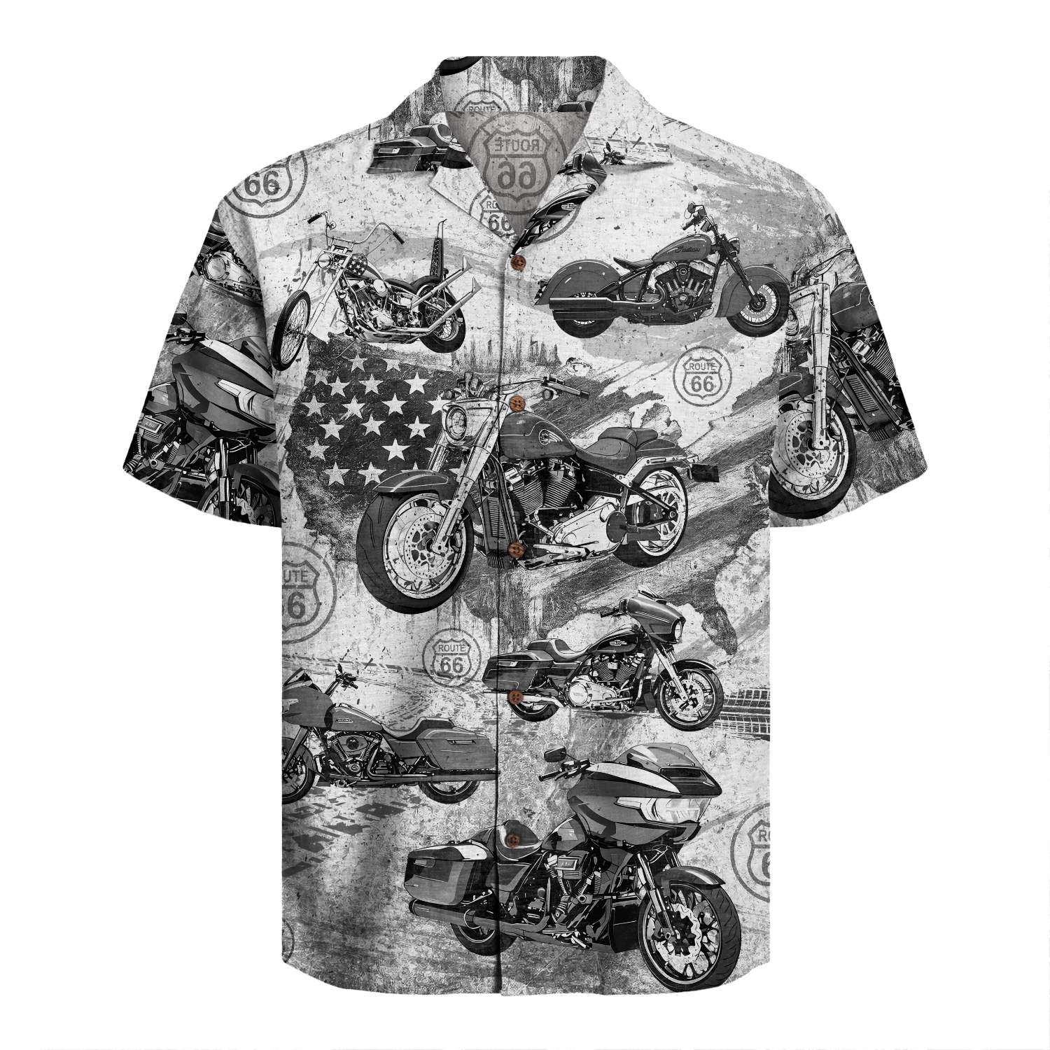 Biker Hawaiian Shirt