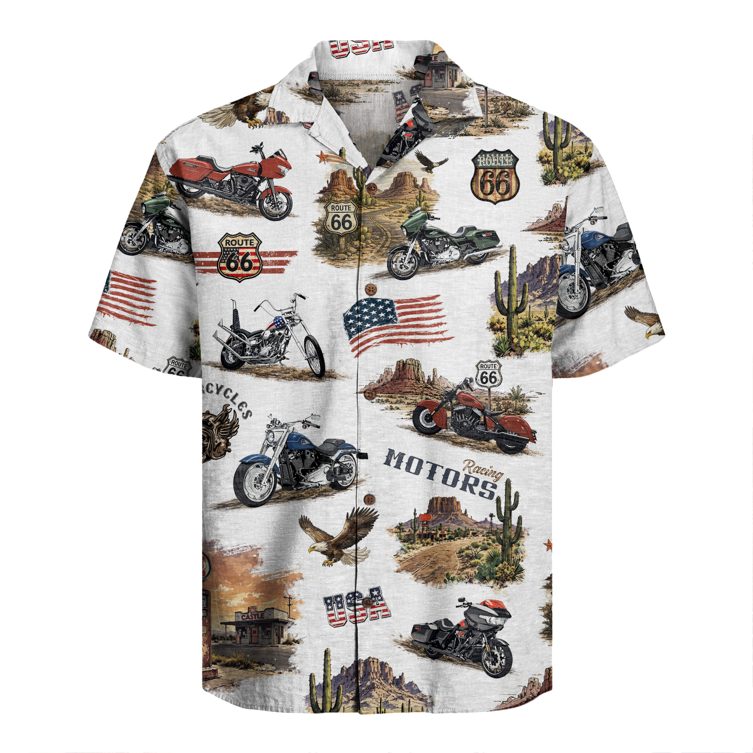 Biker Hawaiian Shirt