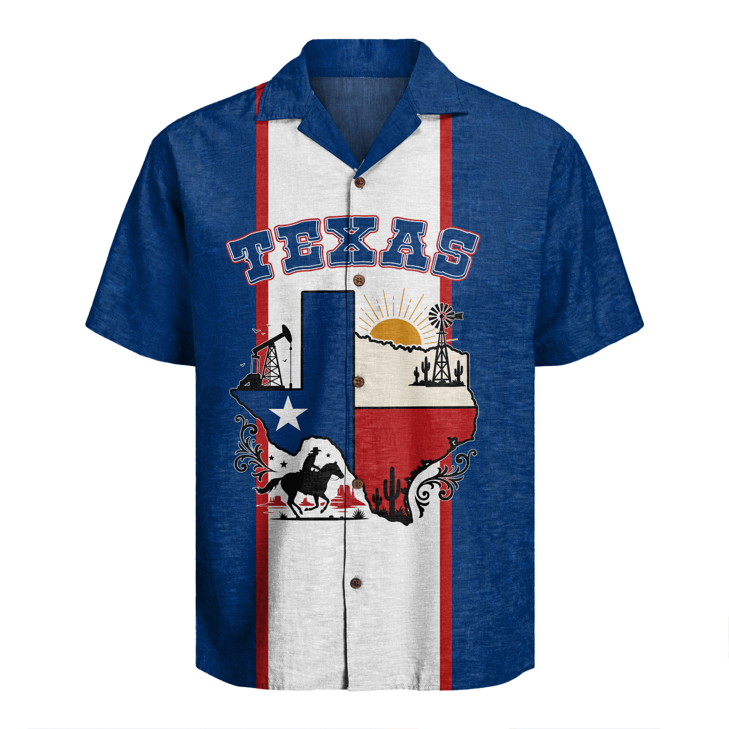 Texas Hawaiian Shirt