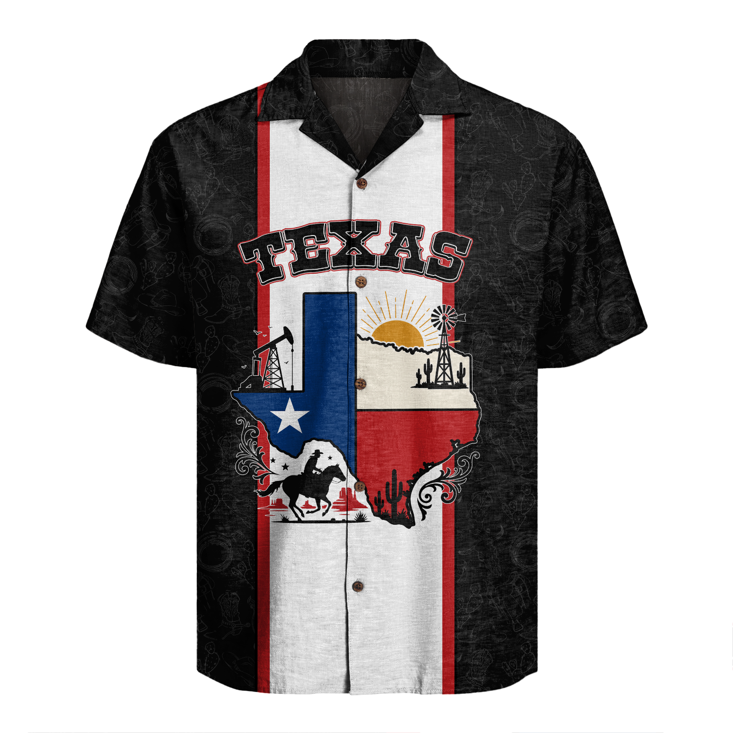 Texas Hawaiian Shirt
