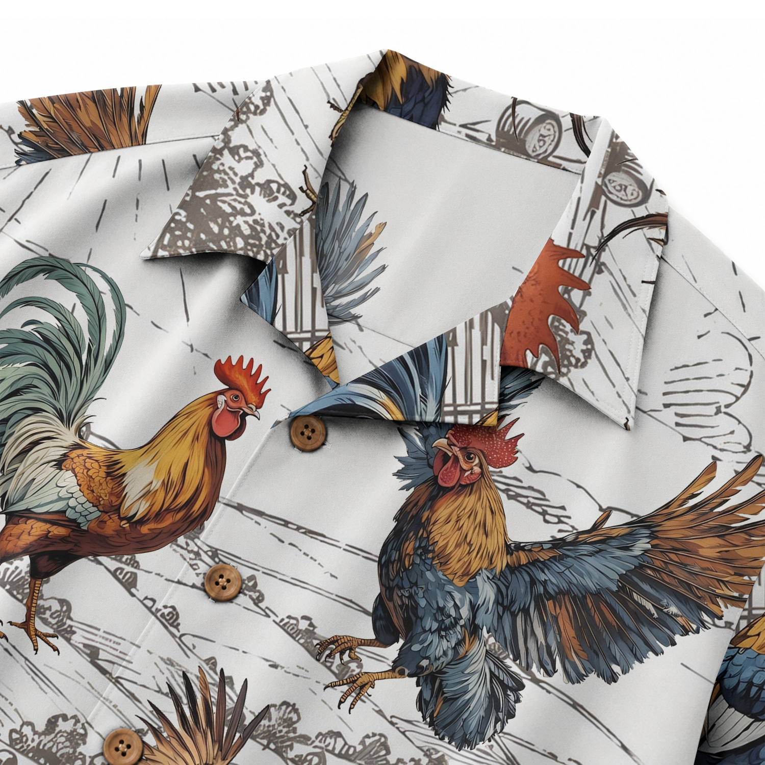 Agriculture Hawaiian Shirt for Men - Farm Life Print