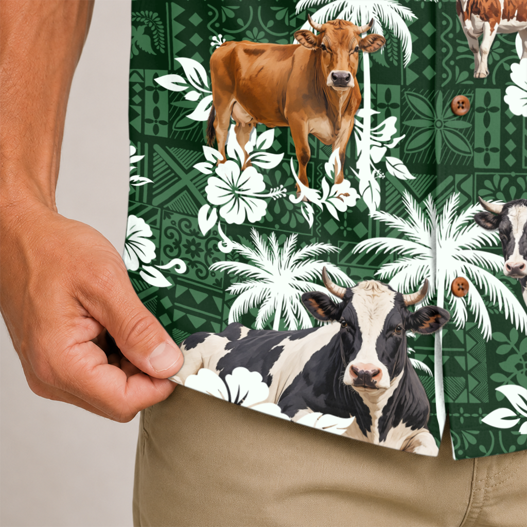 Men's Farmer Shirt - Farm Life Hawaiian Button-Up