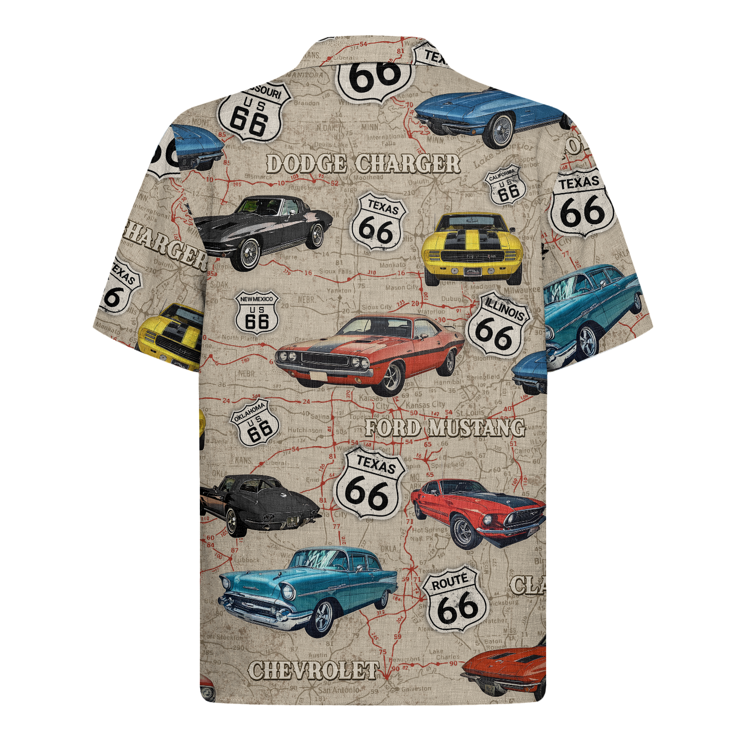 Classic Car Hawaiian Shirt