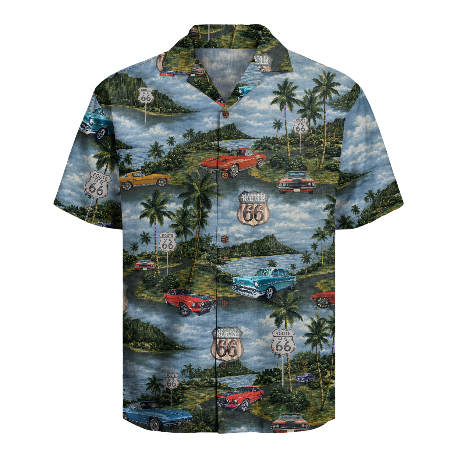 Classic Car Hawaiian Shirt