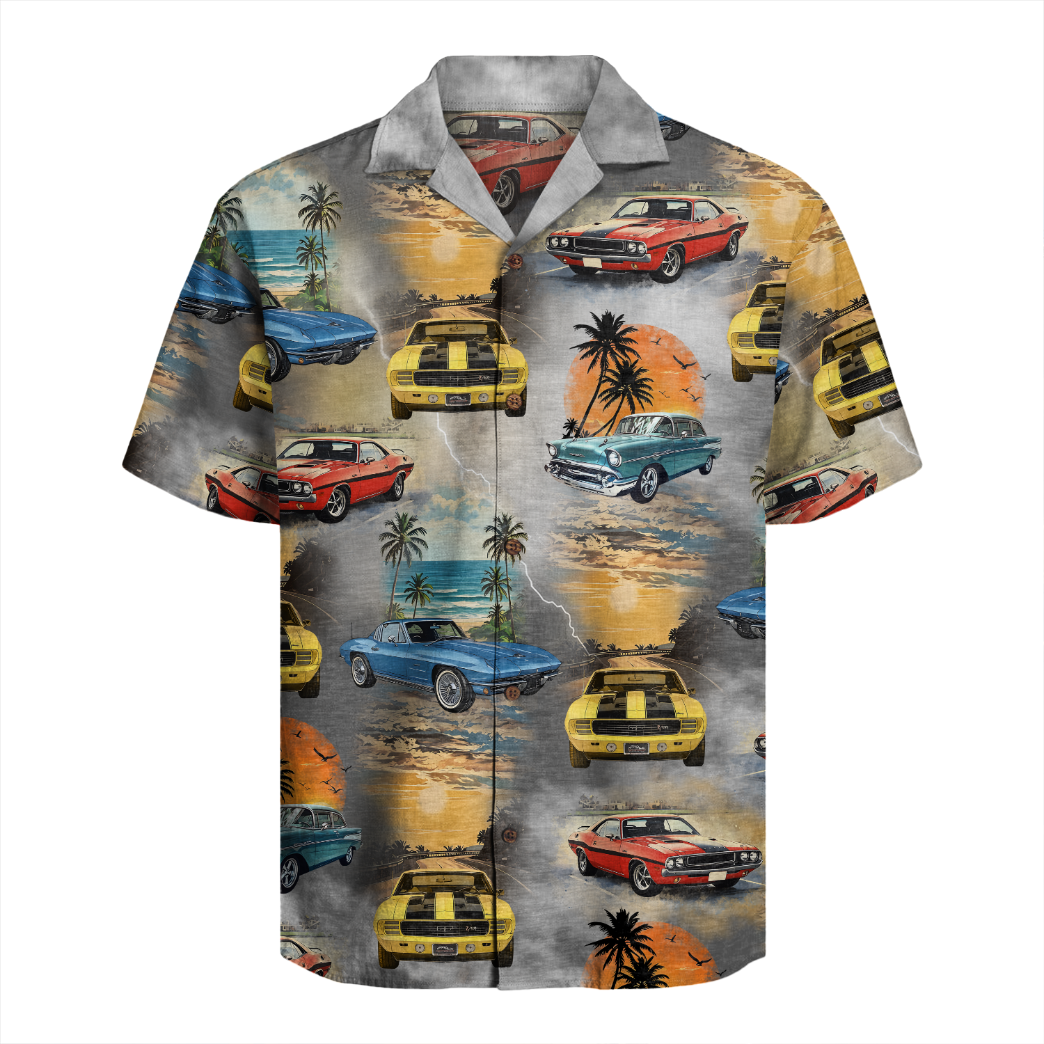 Classic Car Hawaiian Shirt