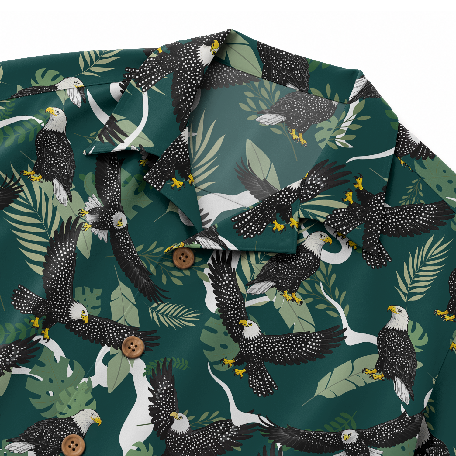 Bird Watching Summer Shirt for Men - Hawaiian Bird Button-Up
