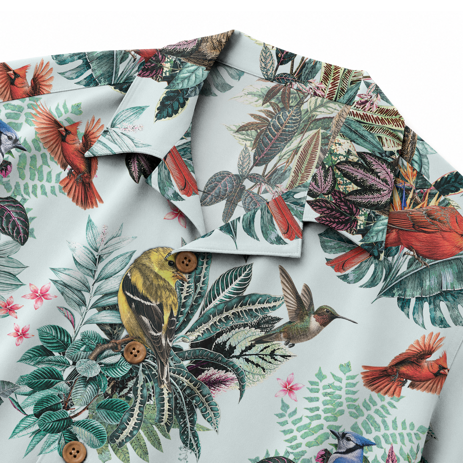 Birdwatcher Hawaiian Shirt for Men - All-Over Bird Print
