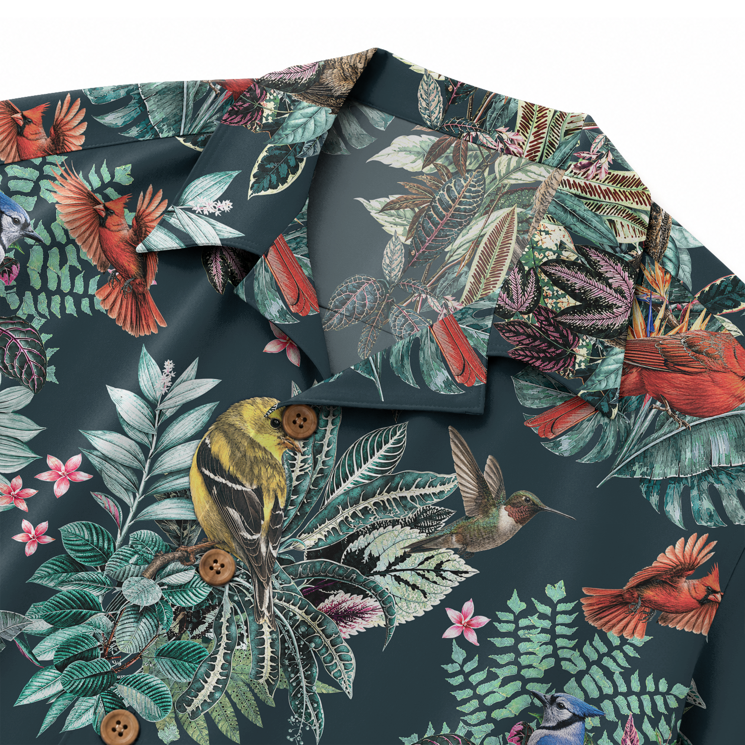 Birdwatcher Hawaiian Shirt for Men - All-Over Bird Print
