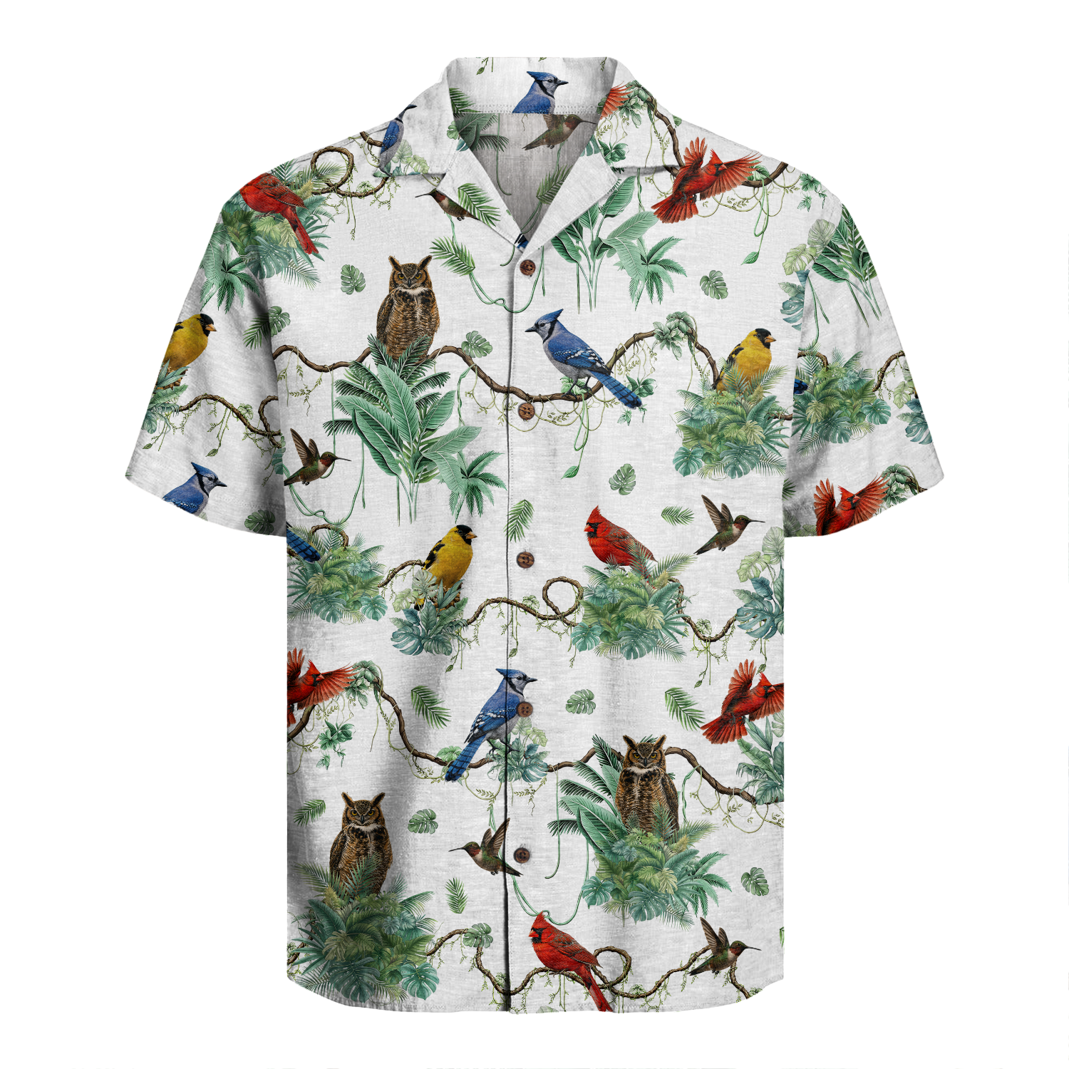Bird-Watching Hawaiian Shirt