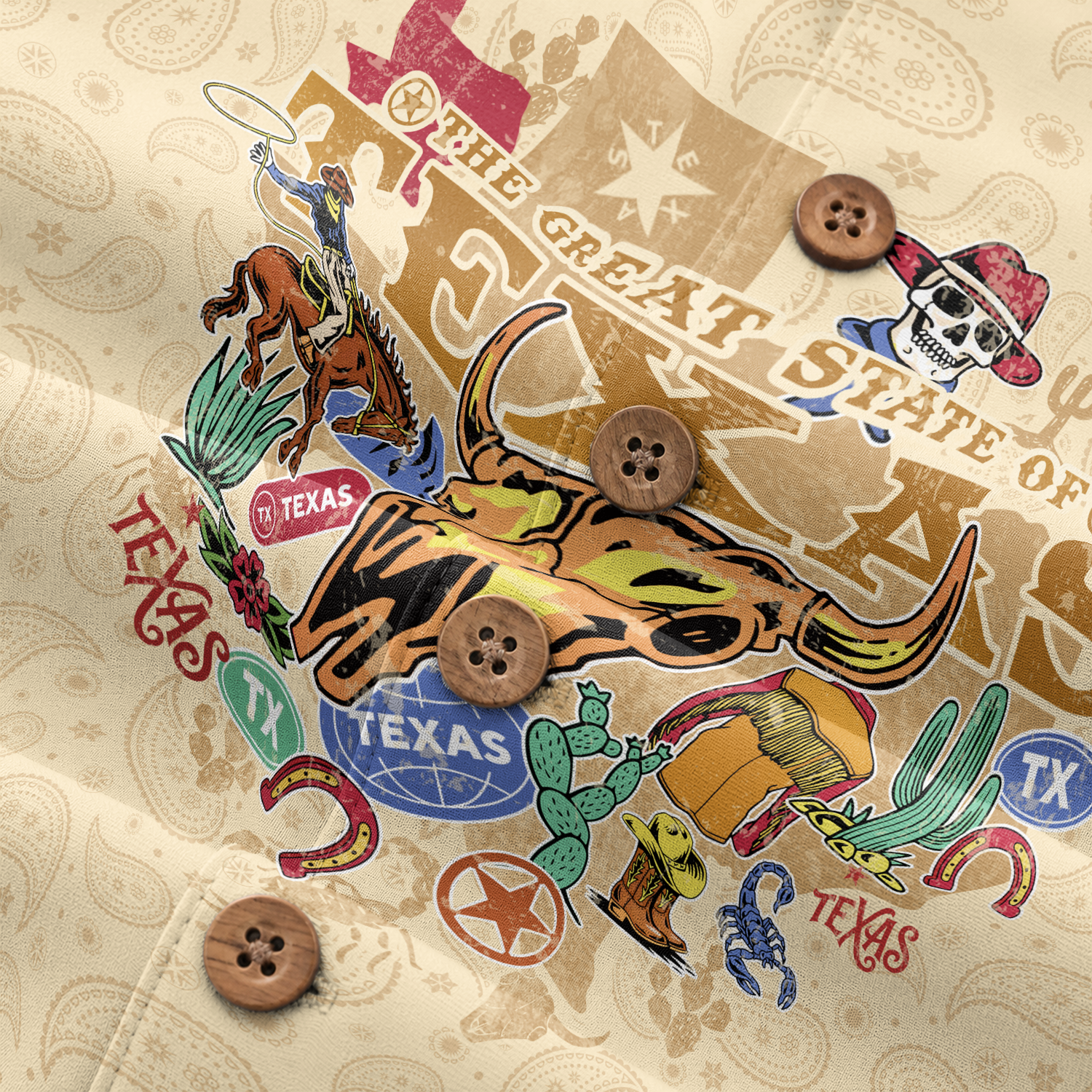 Texas Hawaiian Shirt