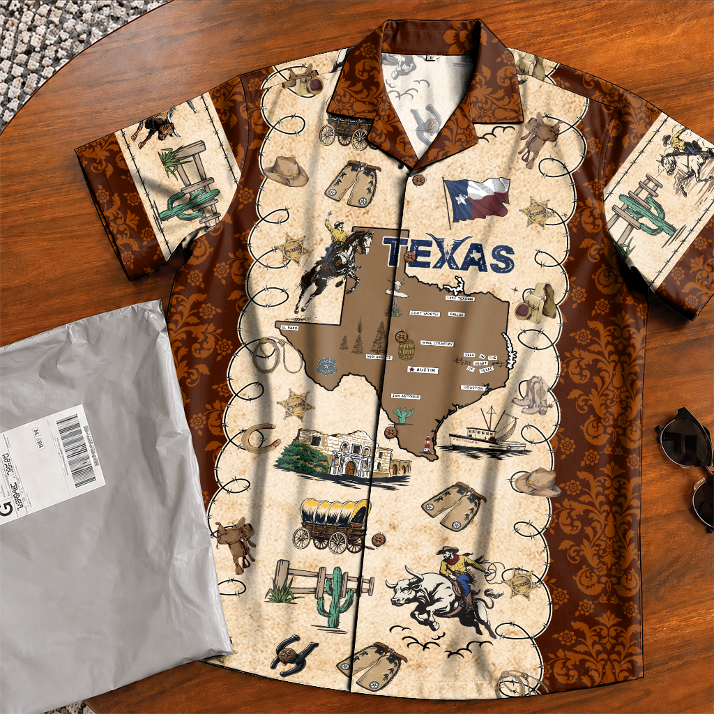 Texas Hawaiian Shirt