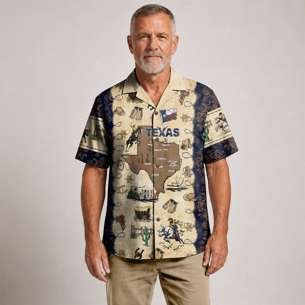 Texas Hawaiian Shirt