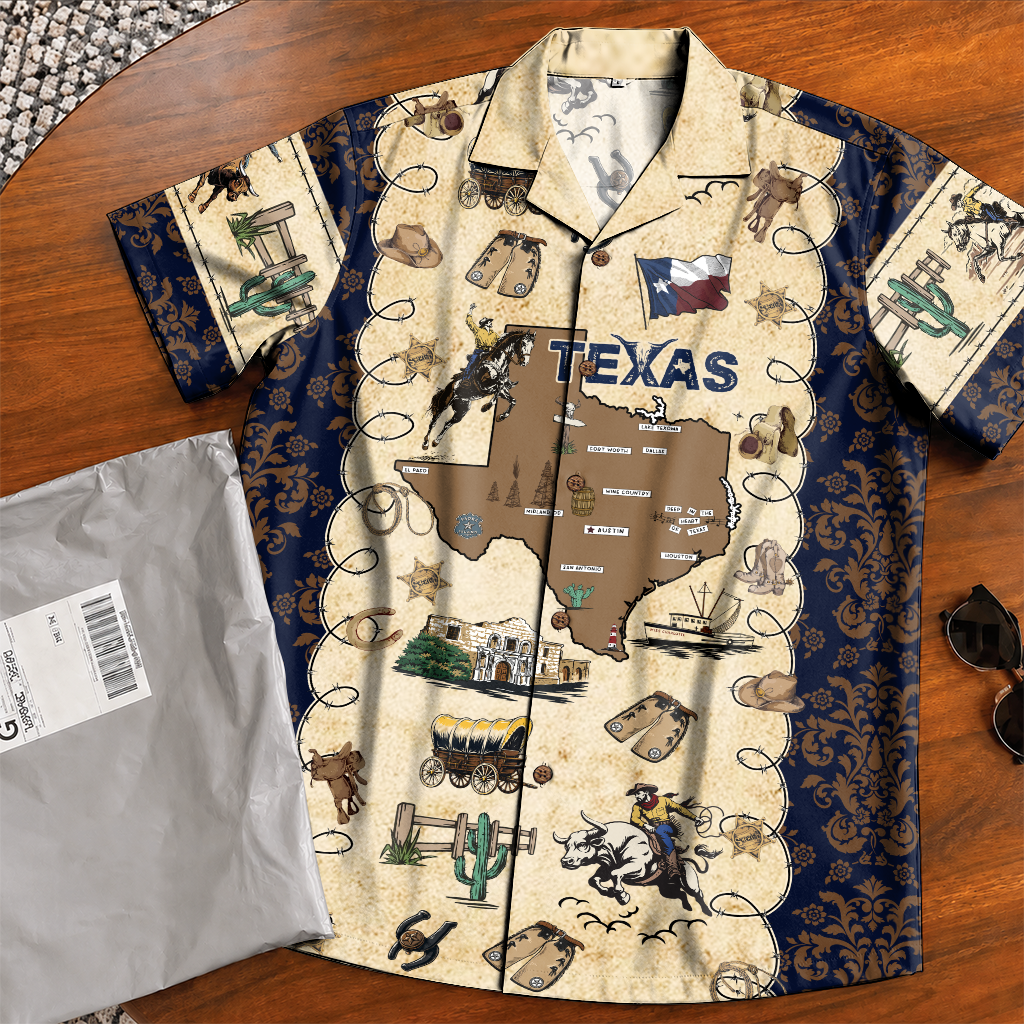 Texas Hawaiian Shirt
