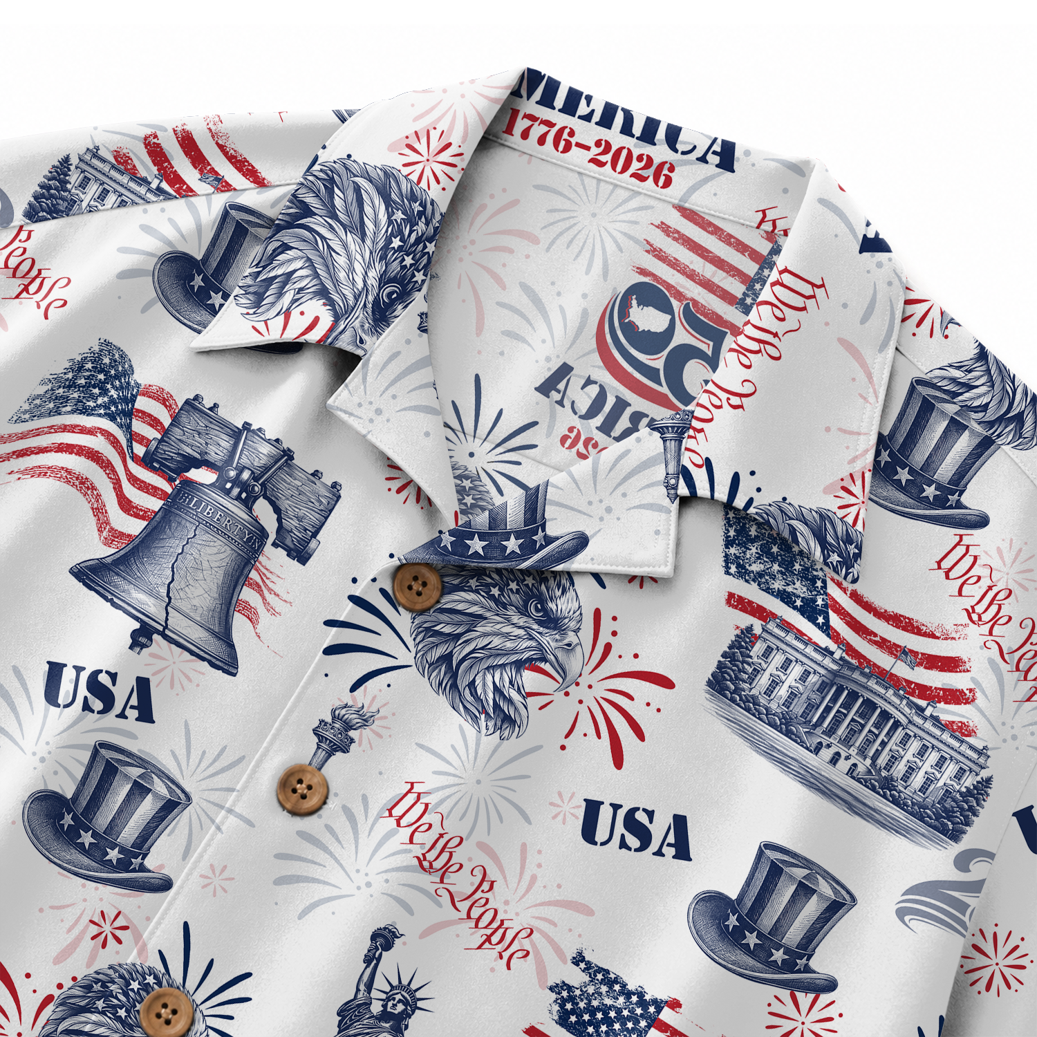 America 250 Years Of Freedom Hawaiian Shirt