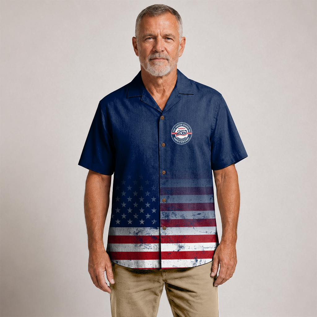 America 250 Years Of Freedom Hawaiian Shirt