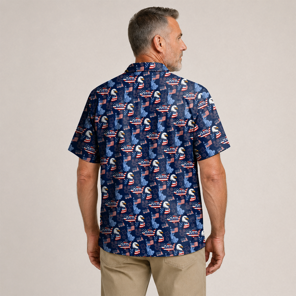 America 250 Years Of Freedom Hawaiian Shirt