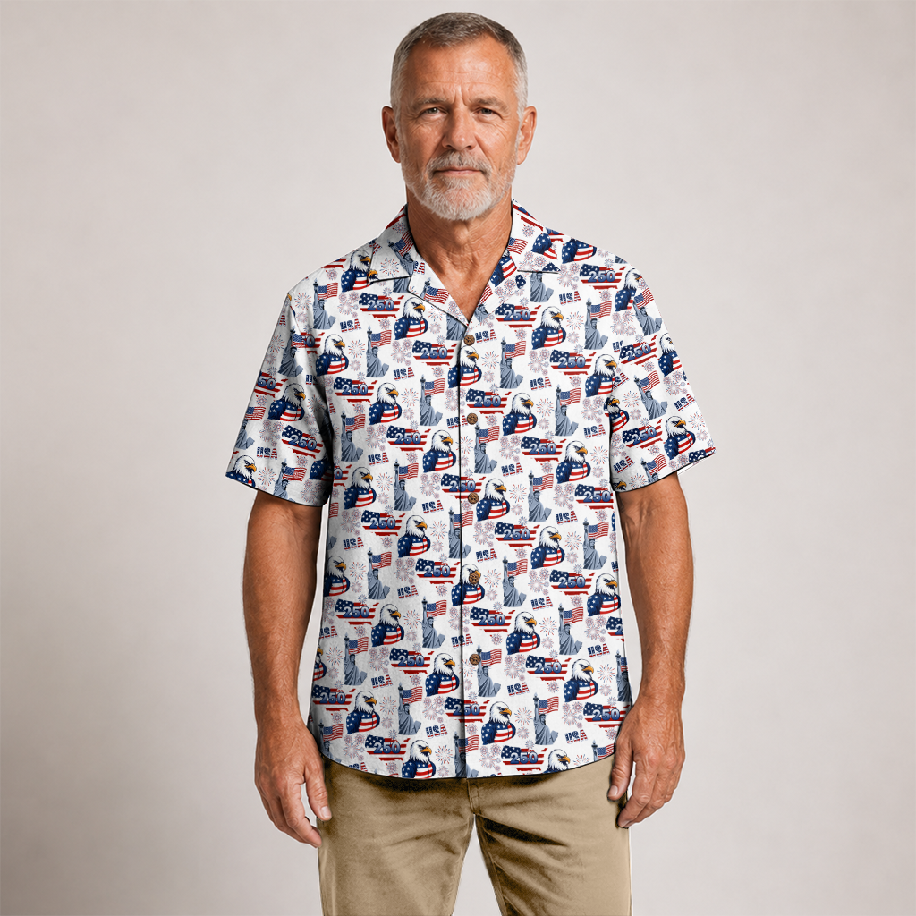 America 250 Years Of Freedom Hawaiian Shirt