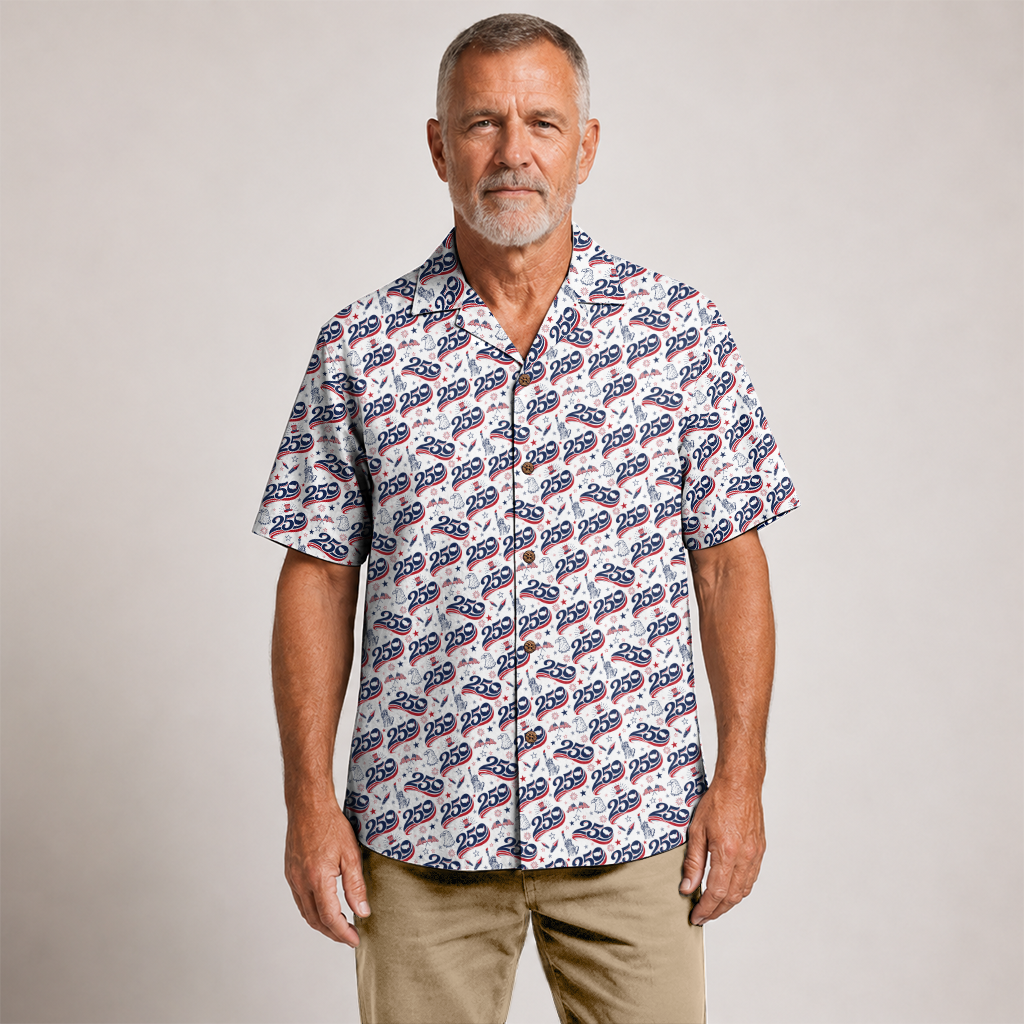 America 250 Years Of Freedom Hawaiian Shirt