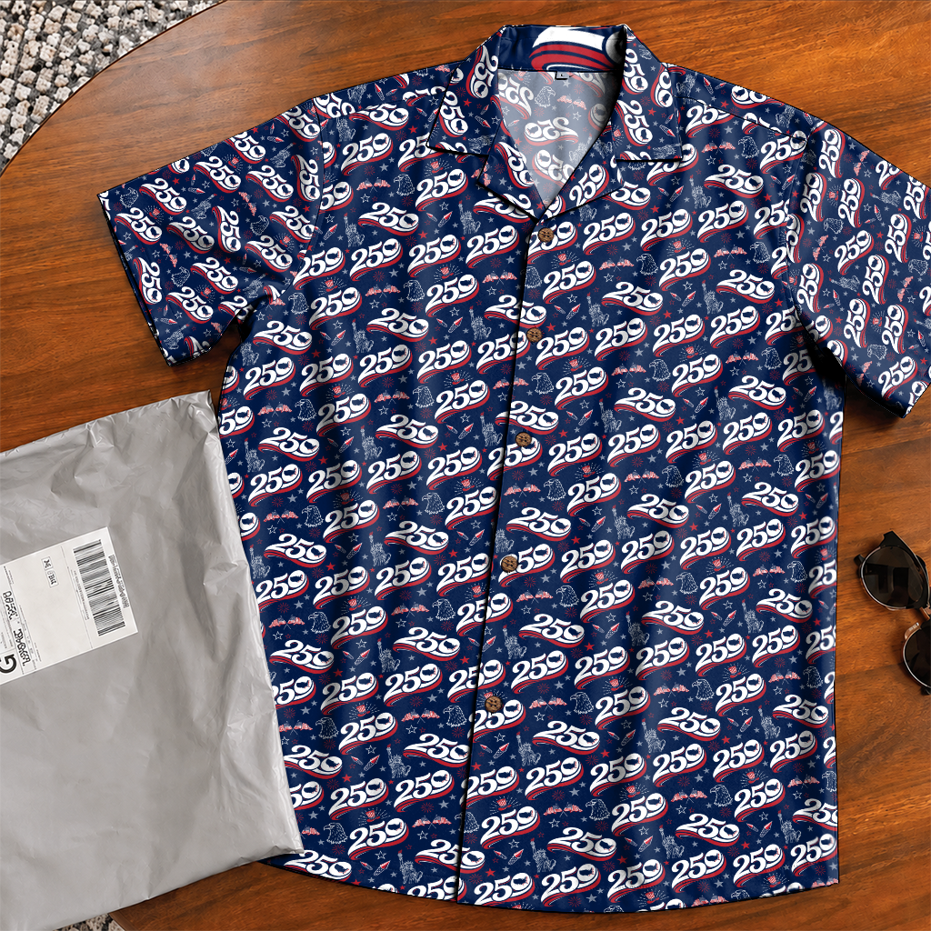 America 250 Years Of Freedom Hawaiian Shirt