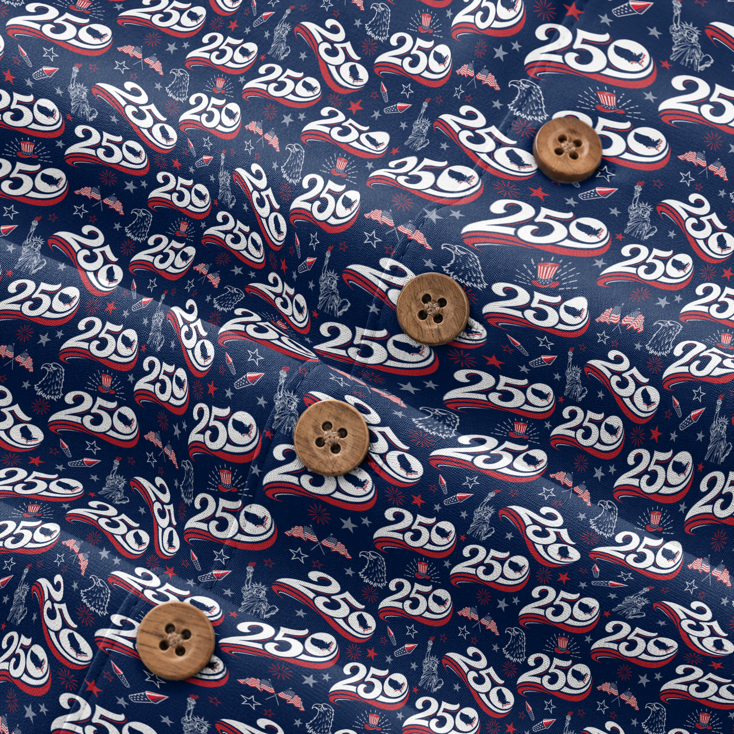 America 250 Years Of Freedom Hawaiian Shirt